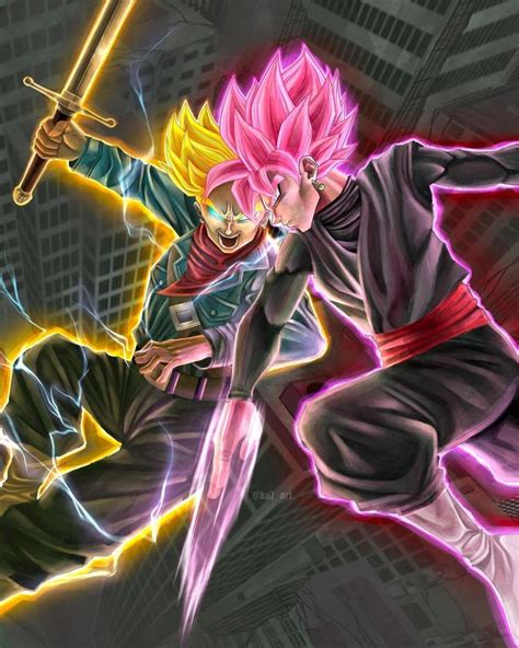 Trunks vs Goku Black: The Epic Battle for the Future