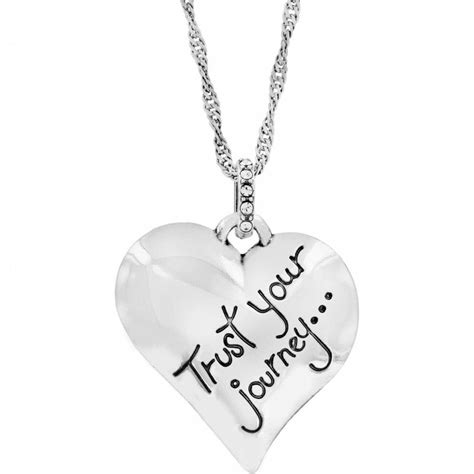 Trust Your Journey with Brighton's Heart Pave Pendant: A Timeless Symbol of Love and Empowerment