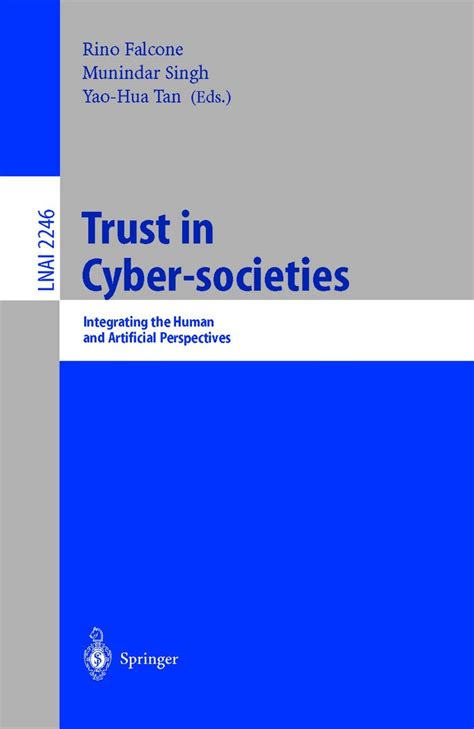 Trust in Cyber-societies Integrating the Human and Artificial Perspectives Doc