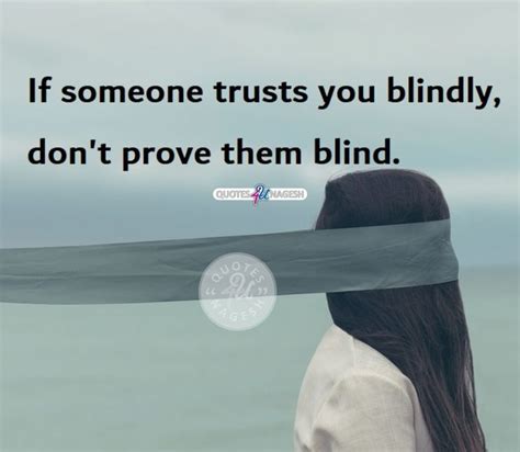 Trusting blindly: