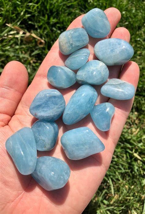 Tumbled Aquamarine: The Sky-Blue Gemstone with Calming Energies