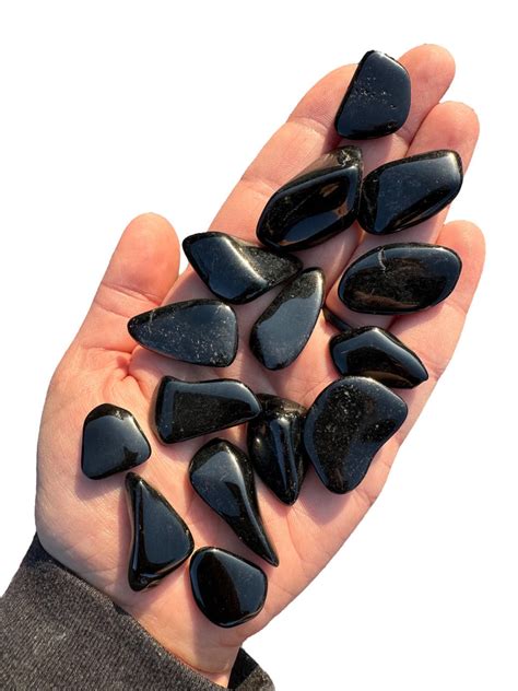 Tumbled Black Tourmaline: A Stone of Protection and Detoxification