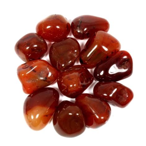 Tumbled Carnelian: A Stone of Confidence and Vitality