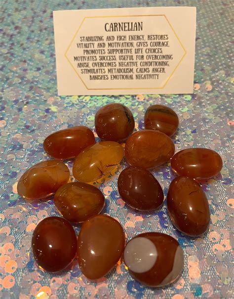 Tumbled Carnelian: The Mystical 7 Stones for Energy, Vibrancy, and Courage