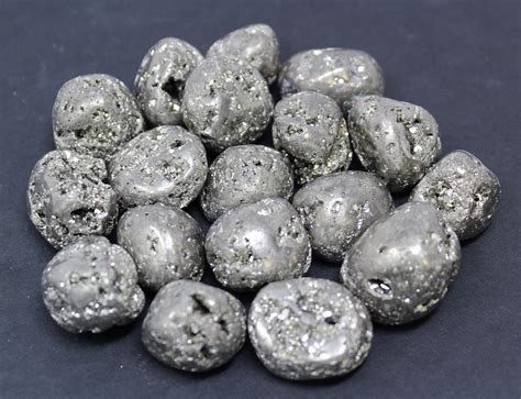 Tumbled Pyrite: The Golden Stone of Success and Abundance