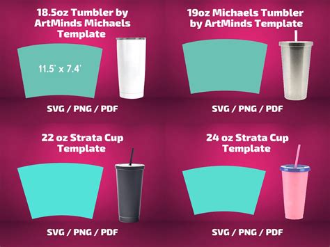 Tumbler Wrap Template