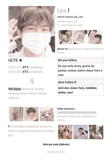 Tumblr Carrd Templates