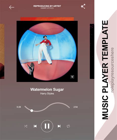 Tumblr Music Player Template