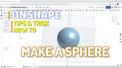 Turning a Sphere into a Buckyball with Onshape