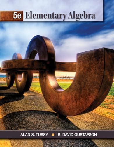 Tussy Elementary Algebra 5th Edition Ebook PDF