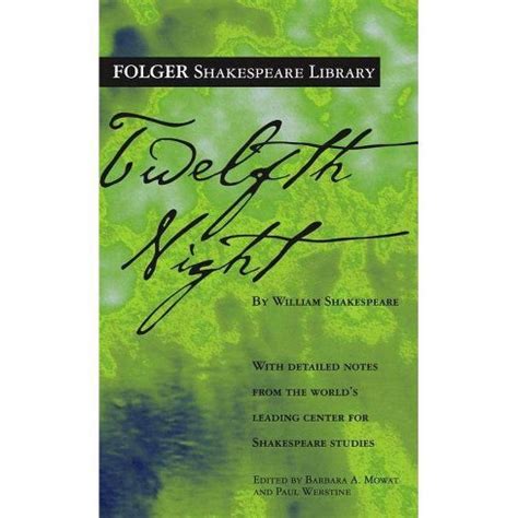 Twelfth Night Folger Shakespeare Library Reader