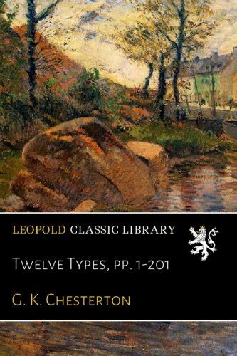 Twelve Types pp 1-201 Reader