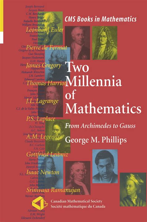 Two Millennia of Mathematics From Archimedes to Gauss 1st Edition Reader