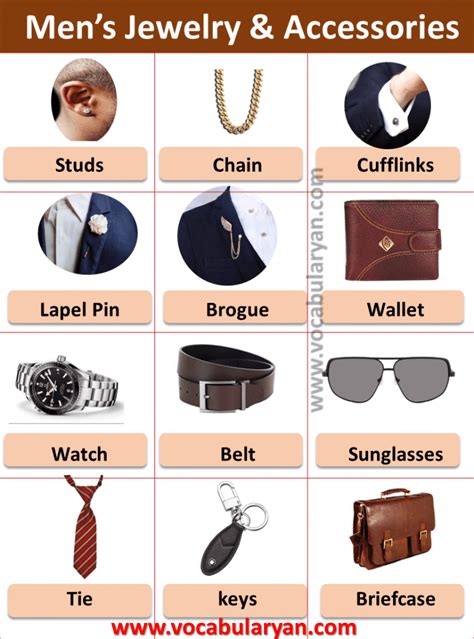 Types of Accessories for Men