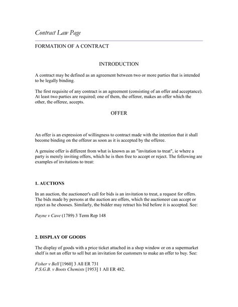 Types of Agreements Between Two Parties