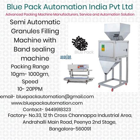 Types of Automatic Granule Filling and Packing Machines