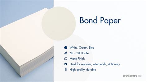 Types of Bond Paper