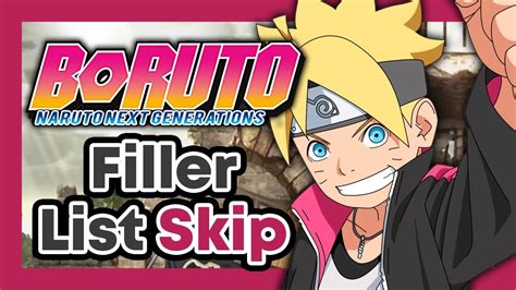 Types of Boruto Filler Episodes