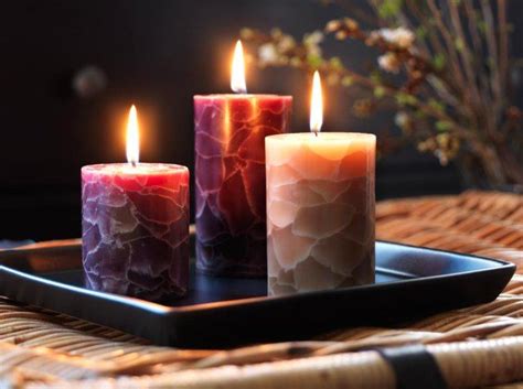 Types of Candles with Decorations