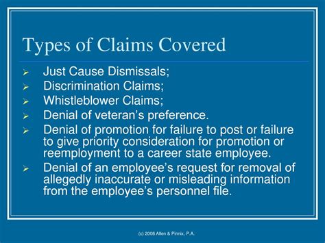 Types of Claims Covered by ELI