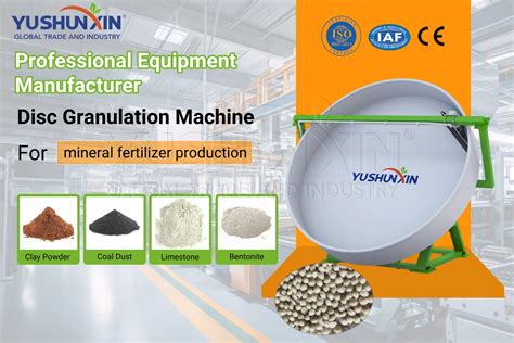 Types of Compound Fertilizer Pan Pelletizers