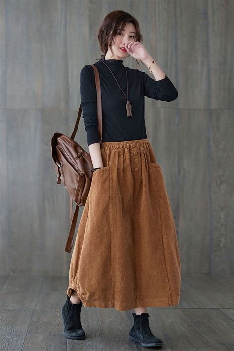 Types of Corduroy Skirts