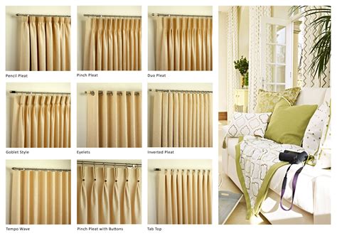 Types of Curtains and Drapes