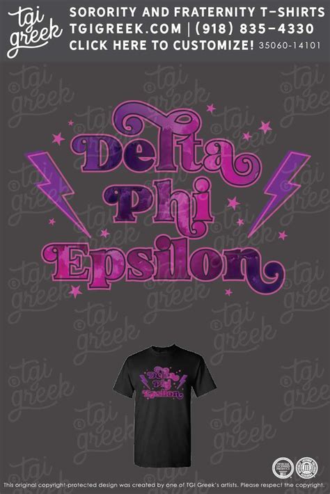 Types of Delta Phi Epsilon Shirts