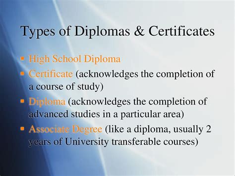 Types of Diplomas in Singapore