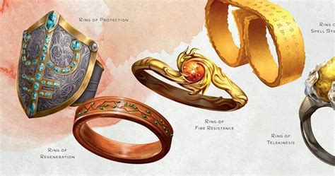 Types of Dungeons and Dragons Rings