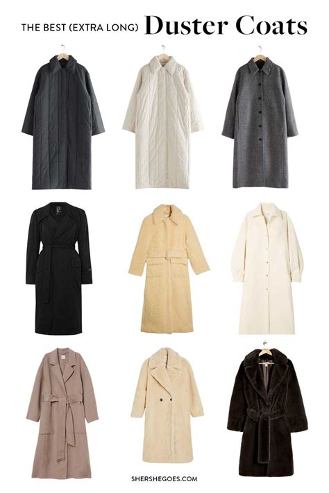 Types of Duster Jackets: