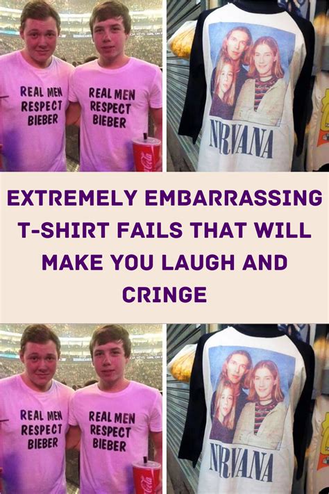 Types of Embarrassing T-Shirts