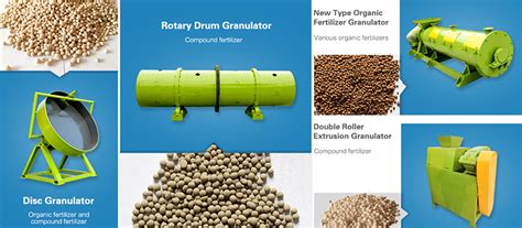 Types of Fertilizer Granulation Equipment