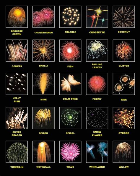 Types of Fireworks