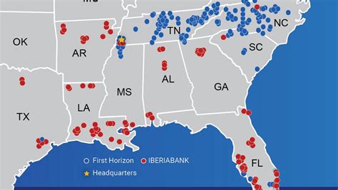 Types of First Horizon Bank Locations