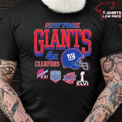 Types of Giants Shirts