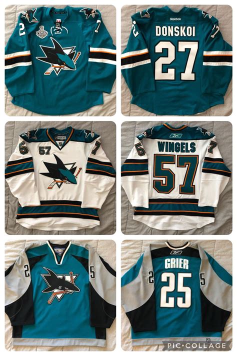 Types of Hockey Sharks Jerseys