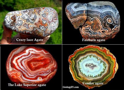 Types of Large Agate