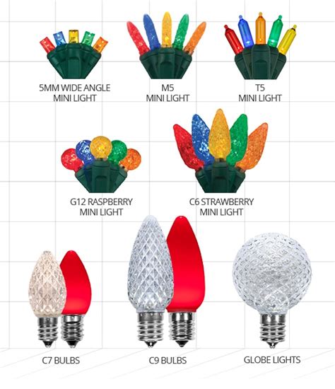 Types of Lowe's LED Christmas Lights