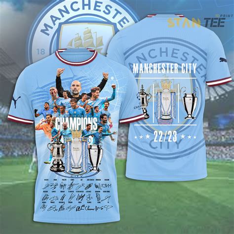 Types of Manchester City T-Shirts