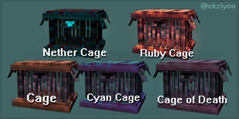 Types of Minecraft Cages