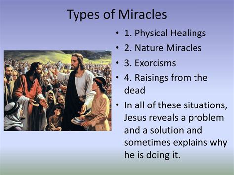 Types of Miracles