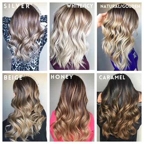 Types of Ombre Balayage