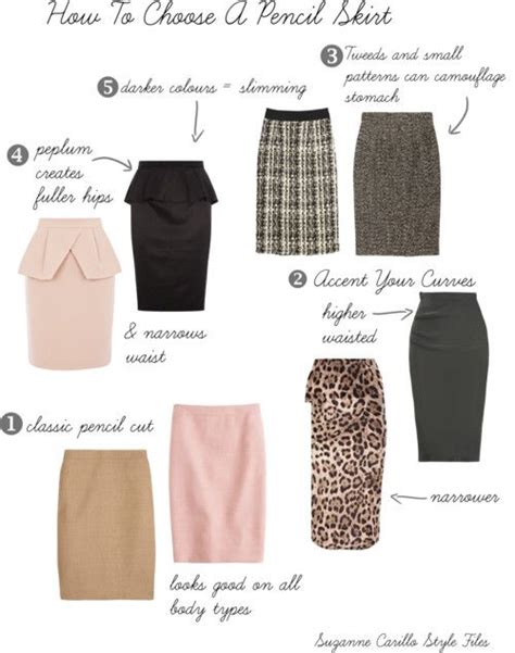 Types of Pencil Skirts