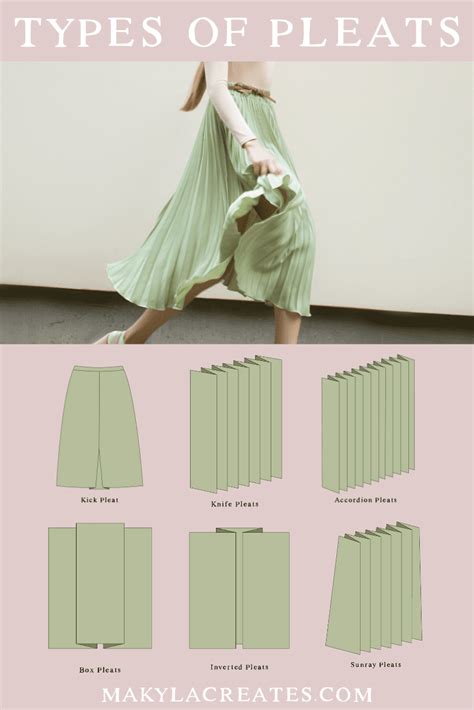 Types of Pleats: A Comprehensive Overview