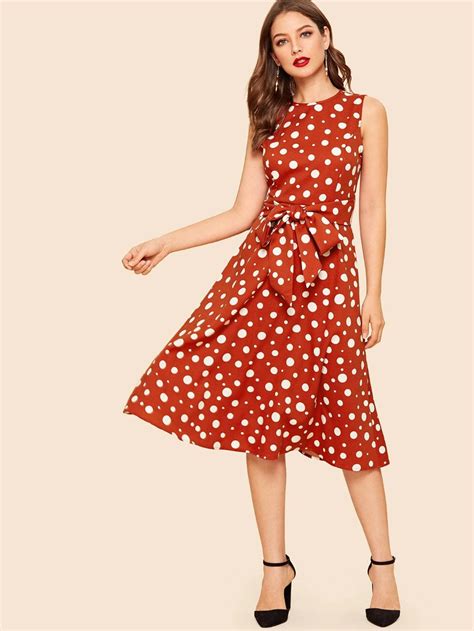 Types of Polka Dot Midi Dresses