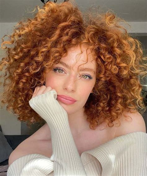 Types of Red Curly Hair