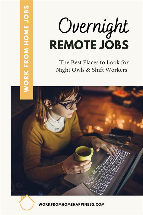 Types of Remote Night Jobs