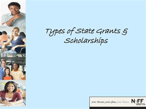 Types of Scholarships and Grants