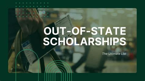 Types of Scholarships for Out-of-State Students